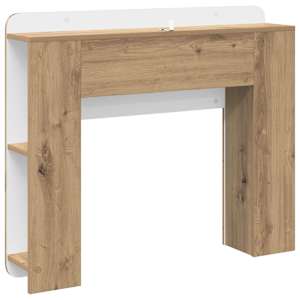 Čelo postele se skříňkou Řemeslný Dub 119,5 x 18,5 x 80 cm - obrázek 7