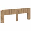 vidaXL Peatoe kapp Artisan tamm 200 cm Tehispuit