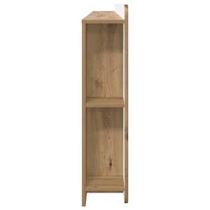 Čelo postele se skříňkou Dub artisan 200 cm Kompozitní dřevo - obrázek 6