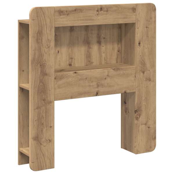 vidaXL Peatoe kapp Artisan tamm 80 cm T&ouml;&ouml;deldud puit