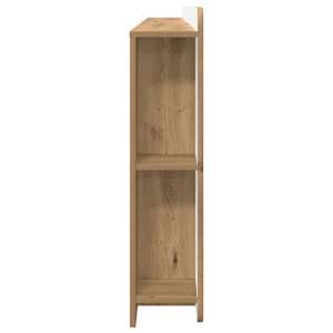 Čelo postele se skříňkou Dub artisan 180 cm Dřevěný materiál - obrázek 6