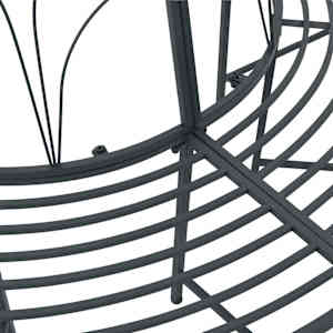 Stromová lavička 4-Počet míst 160 x 80 x 89 cm Ocel - obrázek 3