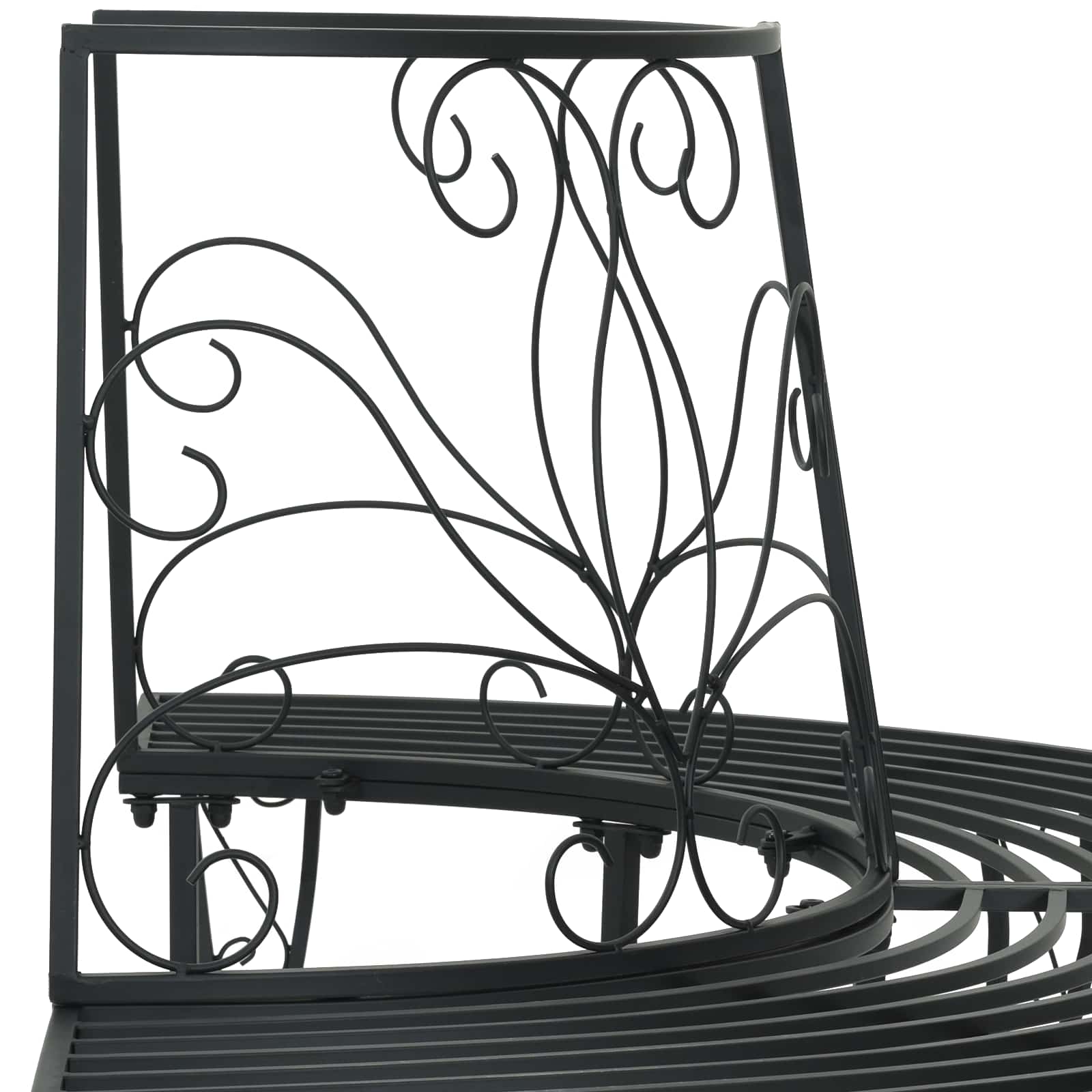 Παγκάκι Δέντρου 4-Αριθμός καθισμάτων 160 x 80 x 89 εκ Ατσάλι - Image 5
