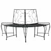 vidaXL Puu pink 4 -kohaline 160 x 80 x 89 cm steel Must