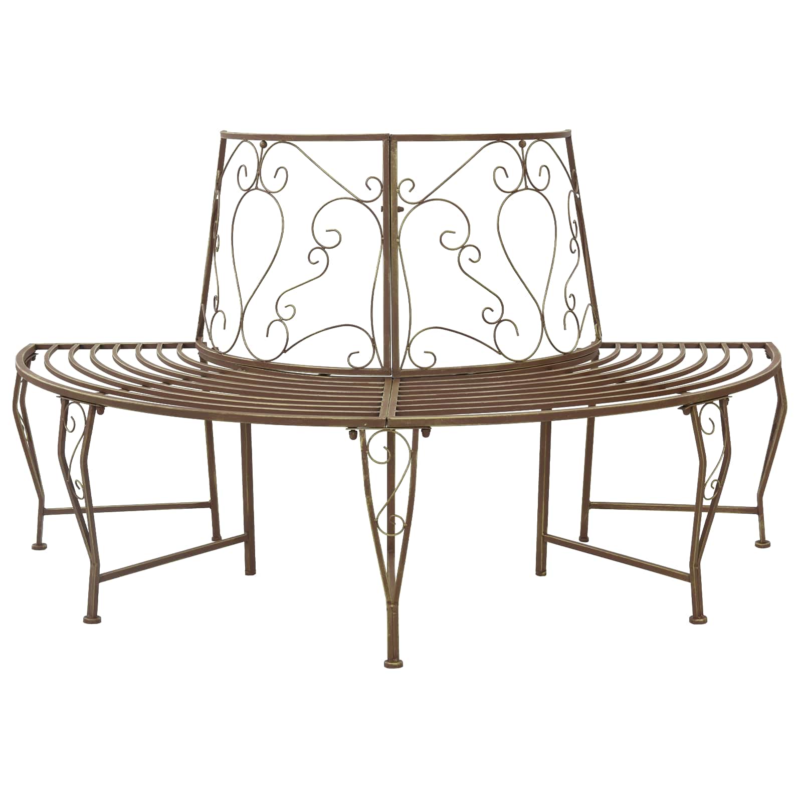 vidaXL Bancă cu arbori 4-Număr de locuri 160 x 80 x 89 cm Oțel