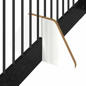 Zábrana pro psy se stojany 2 pcs Černý dub 100 x 100 cm - obrázek 7