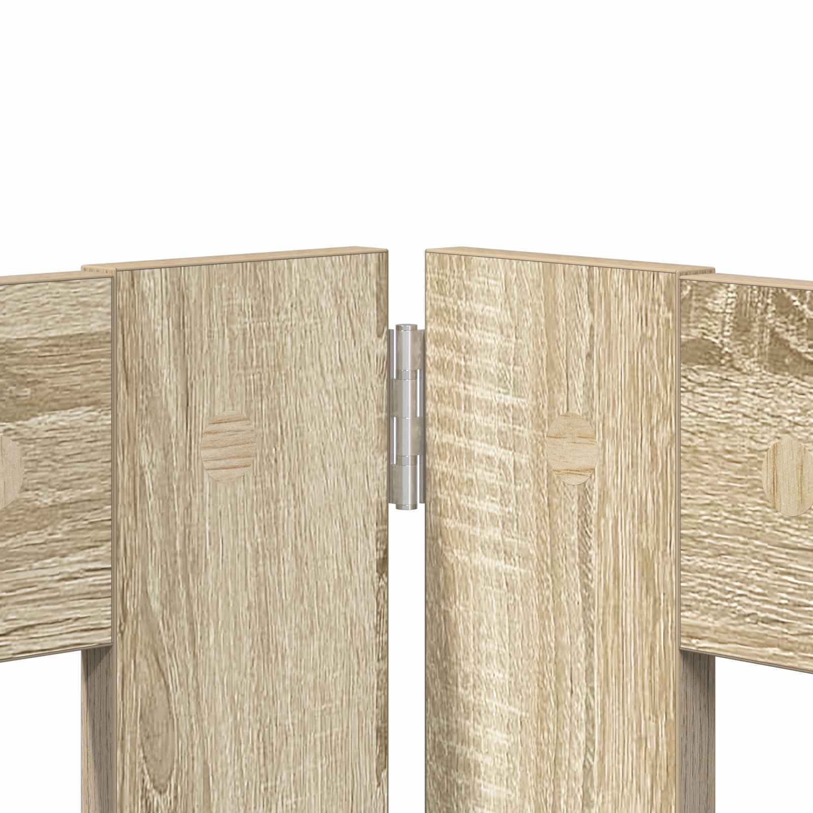 Vrata za pse z stojali 2 pcs Sonoma hrast 100 x 100 cm - slika 6