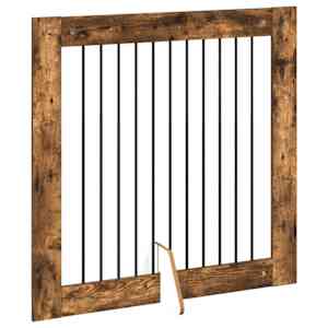 Skládací psí brána se stojany 4 pcs Kouřový dub 401 cm - obrázek 3