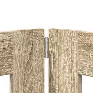 Skládací psí brána se stojany 2 pcs Dub sonoma 160,5 cm - obrázek 5