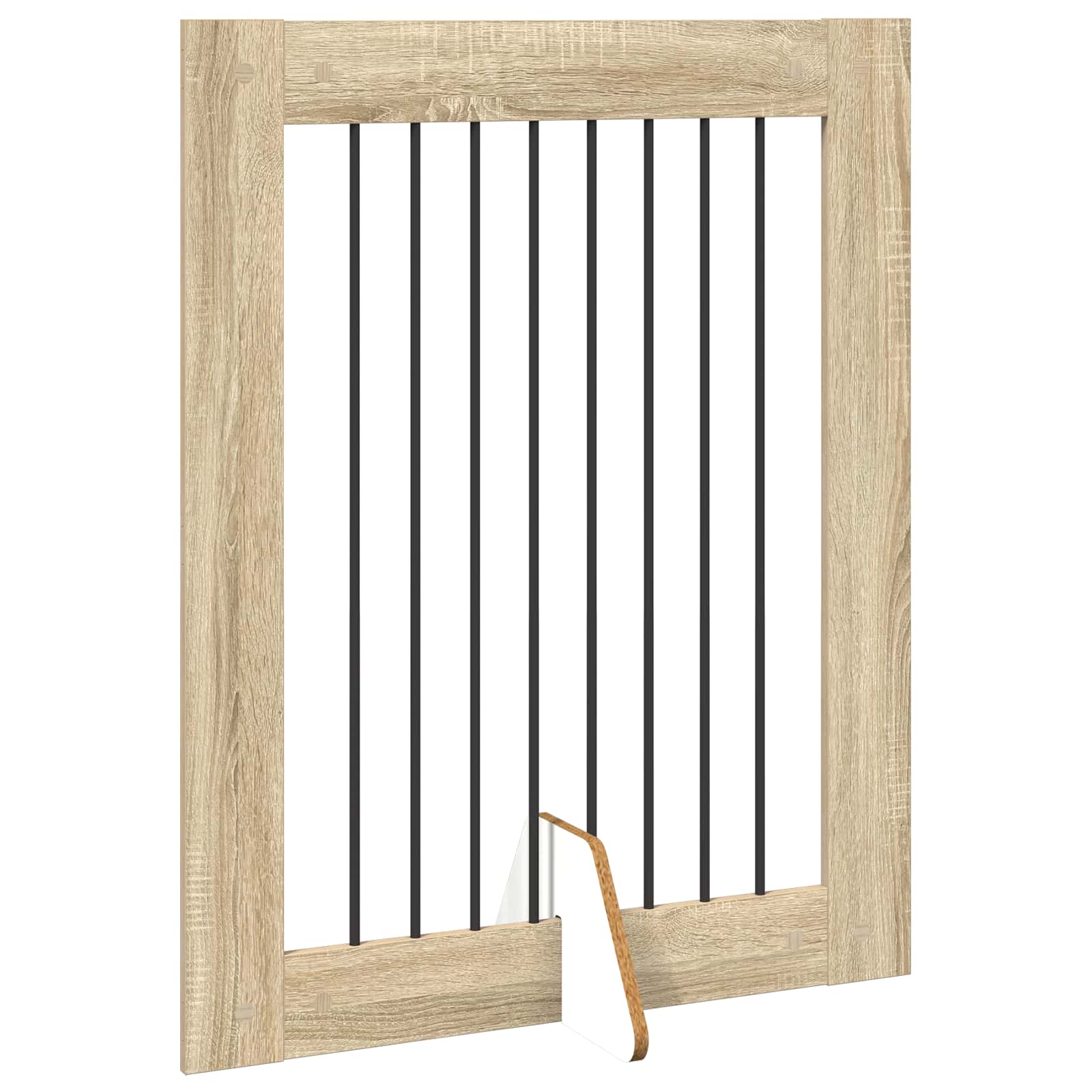 Vrata za pse z stojali 2 pcs Sonoma hrast 80 x 100 cm - slika 5