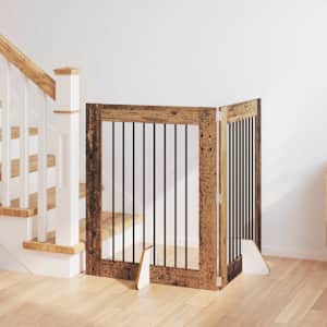 Vrata za pse z stojali 2 pcs Star les 80 x 100 cm