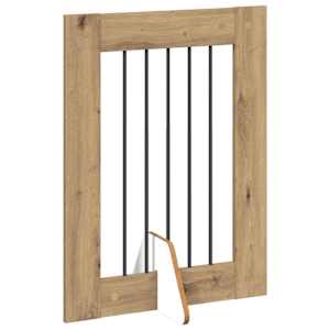 Skládací psí brána se stojany 2 pcs Dub artisan 120,5 cm - obrázek 4
