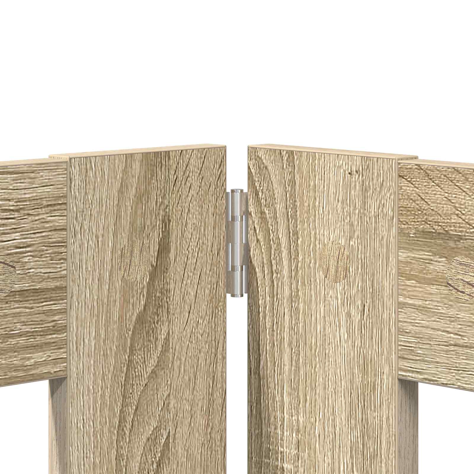 Vrata za pse z stojali 4 pcs Sonoma hrast 60 x 80 cm - slika 6
