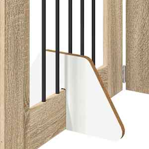 Skládací psí brána se stojany 4 pcs Dub sonoma 241 cm - obrázek 5