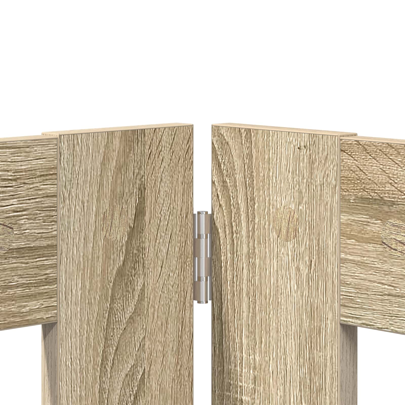 Vrata za pse z stojali 2 pcs Sonoma hrast 100 x 60 cm - slika 6
