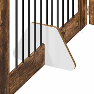 Zábrana pro psy se stojany 2 pcs Kouřový dub 100 x 60 cm - obrázek 7