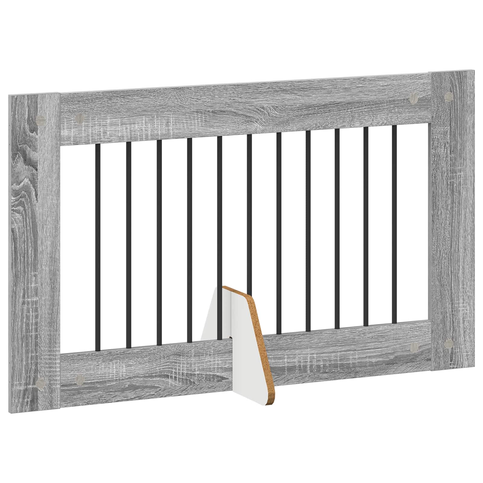 Hondenhekje met standaards 4 pcs Grijs sonoma 100 x 60 cm image 5