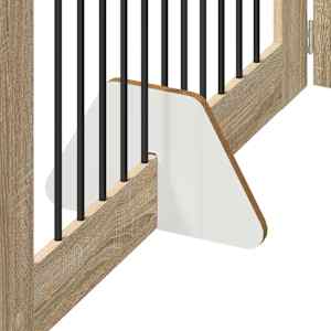 Skládací psí brána se stojany 6 pcs Dub sonoma 602 cm - obrázek 5