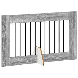 Skládací psí brána se stojany 6 pcs Šedá sonoma 602 cm - obrázek 3