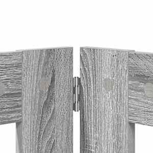Skládací psí brána se stojany 2 pcs Šedá sonoma 160,5 cm - obrázek 5