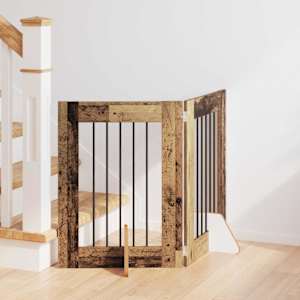 Vrata za pse z stojali 2 pcs Star les 60 x 60 cm Inženirski les