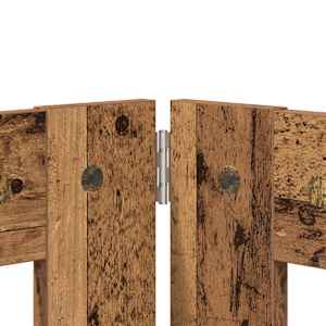 Skládací psí brána se stojany 4 pcs Staré dřevo 241 cm - obrázek 4