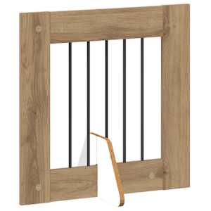Skládací psí brána se stojany 4 pcs Dub artisan 241 cm - obrázek 3