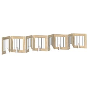 Skládací psí brána se stojany 8 pcs Dub sonoma 60 cm - obrázek 2