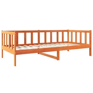 Rám postele Voskově hnědá 90 x 190 cm Masivní borové dřevo - obrázek 3