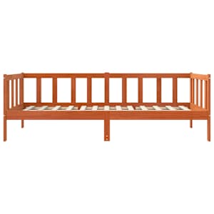 Rám postele Voskově hnědá 80 x 200 cm Masivní borové dřevo - obrázek 6