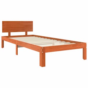 Rám postele Voskově hnědá 70 x 190 cm Masivní borové dřevo - obrázek 3