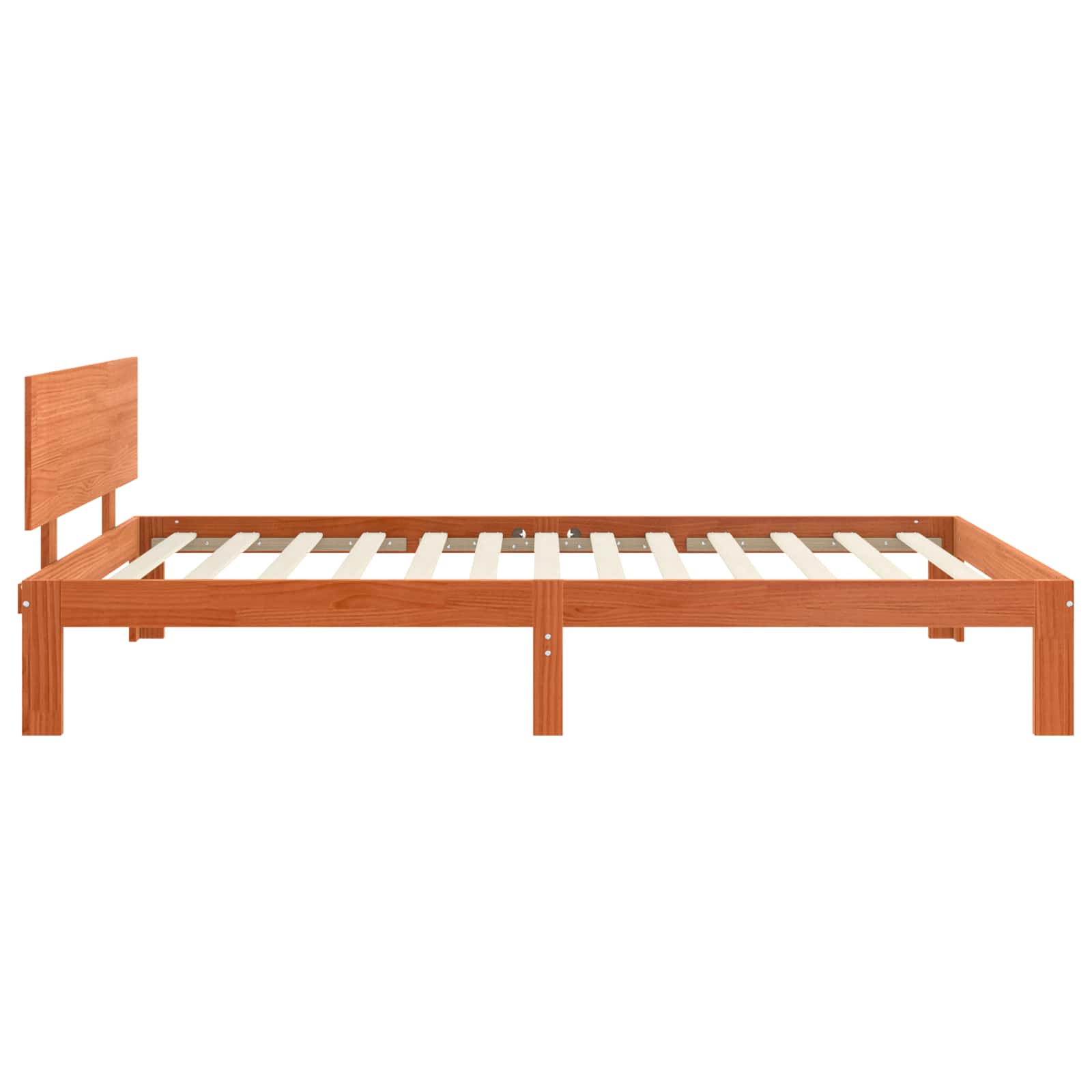 Bedframe met hoofdeinde Wasbruin 90 x 200 cm Massief grenenhout image 5