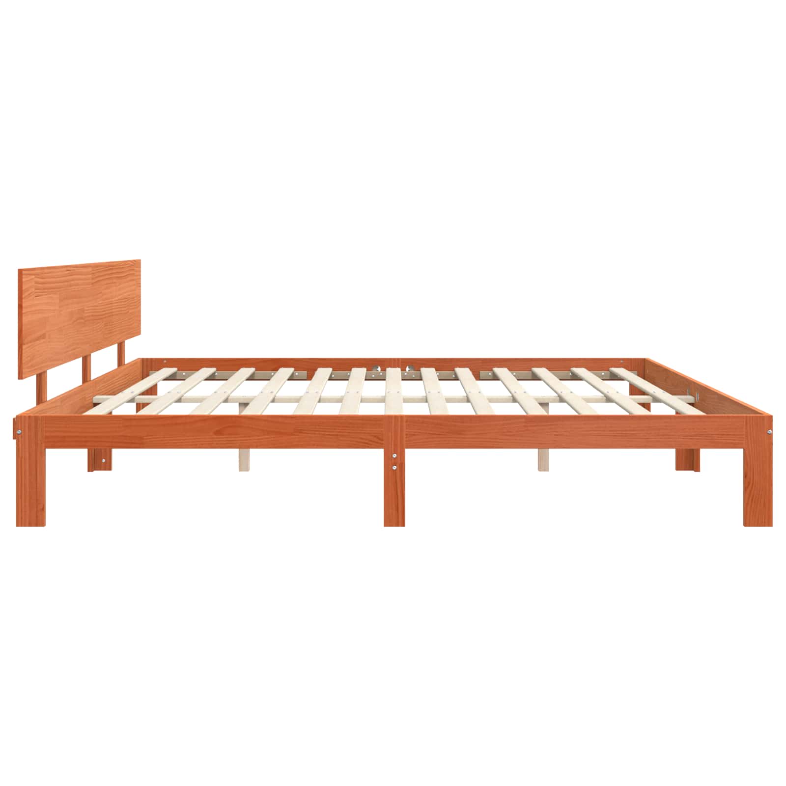 Bedframe Wasbruin 180 x 200 cm Massief grenenhout image 5