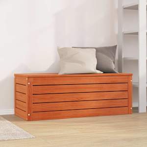 Shranjevalna škatla z vrati Voskast rjav 89 x 36,5 x 33 cm