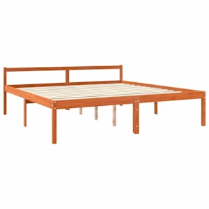 Rám postele Voskově hnědá 180 x 200 cm Masivní borové dřevo - obrázek 3