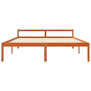 Rám postele Voskově hnědá 180 x 200 cm Masivní borové dřevo - obrázek 4