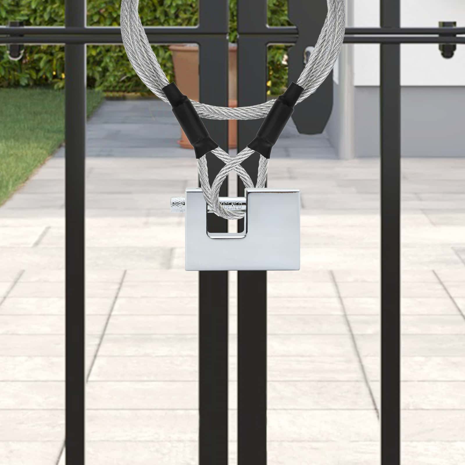 vidaXL Lacăt 6 pcs Argintiu 7 x 1,9 x 5 cm Fier