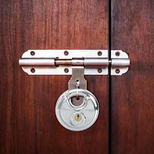 Zaključne ključavnice z ključi 2 pcs srebrna 9 x 2.8 x 9 cm