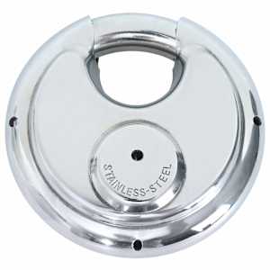 Zámky Discus s klíči 2 pcs Stříbrná 9 x 2.8 x 9 cm - obrázek 5