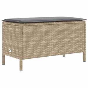 vidaXL Aia jalatoed Beež ja heledhall 80 x 38 x 42 cm PE rattan
