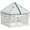 vidaXL 4-paneeline koera m&auml;nguplats katusega 88 x 88 x 112 cm Valge