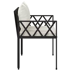 Zahradní lavičky 2 -Seater 116 x 56 x 75 cm polyratan - obrázek 6