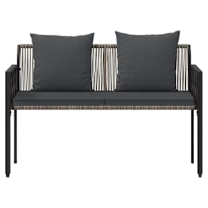 Zahradní lavičky 2 -Seater 116 x 56 x 75 cm polyratan - obrázek 5