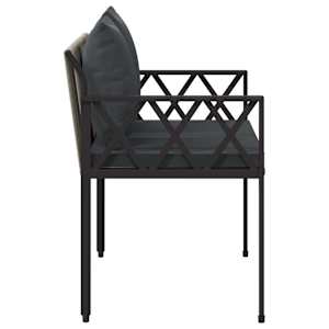 Zahradní lavičky 2 -Seater 116 x 56 x 75 cm polyratan - obrázek 6