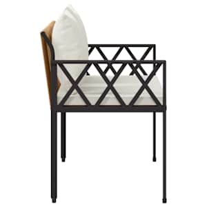 Zahradní lavičky 2 -Seater 116 x 56 x 75 cm polyratan - obrázek 6