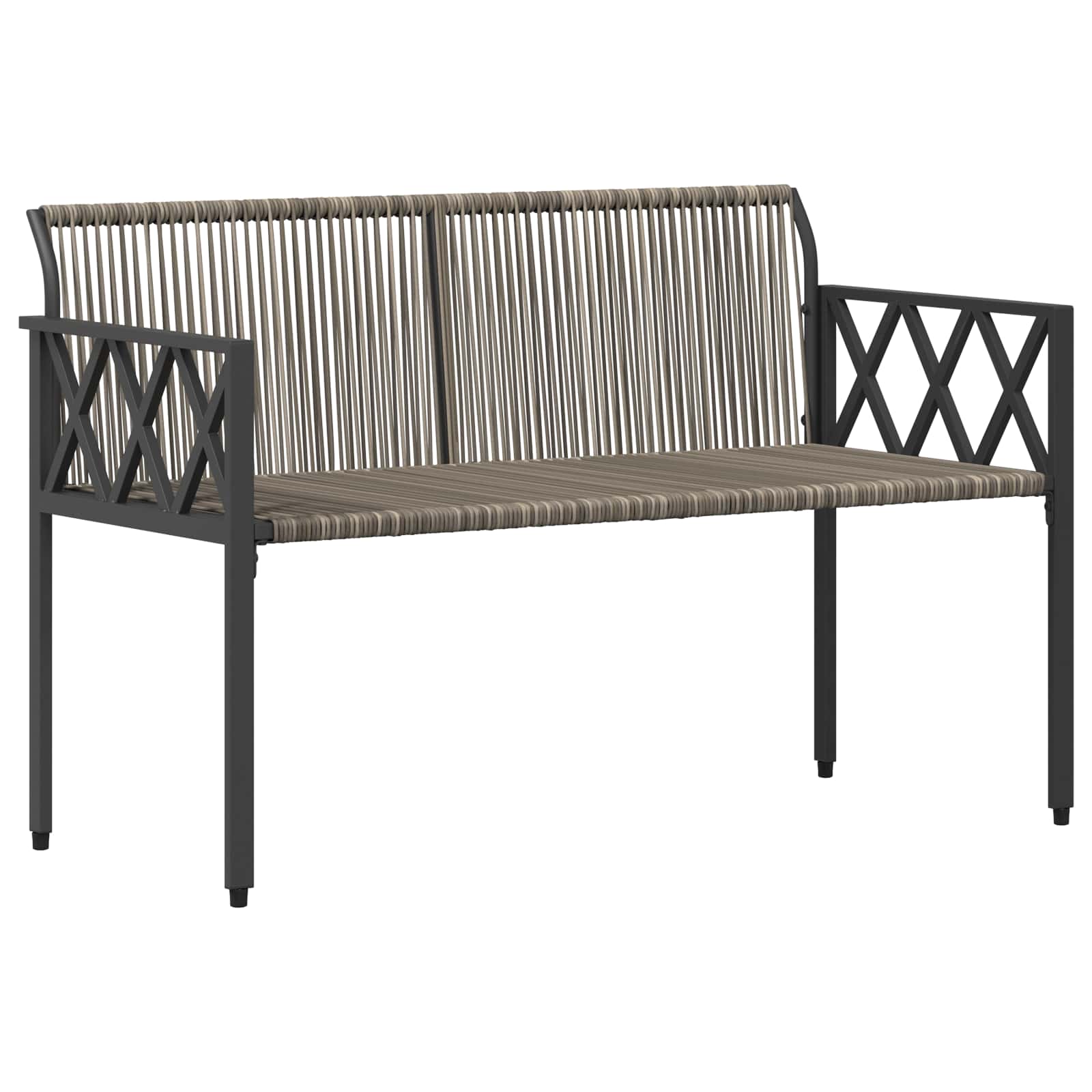 Ulkoilmapenkit 2 -Seater 116 x 56 x 75 cm polyrottinki - Image 4