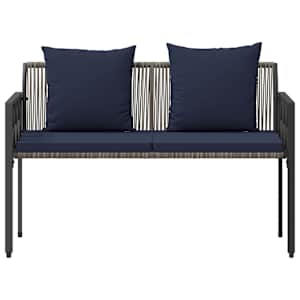 Zahradní lavičky 2 -Seater 116 x 56 x 75 cm polyratan - obrázek 5