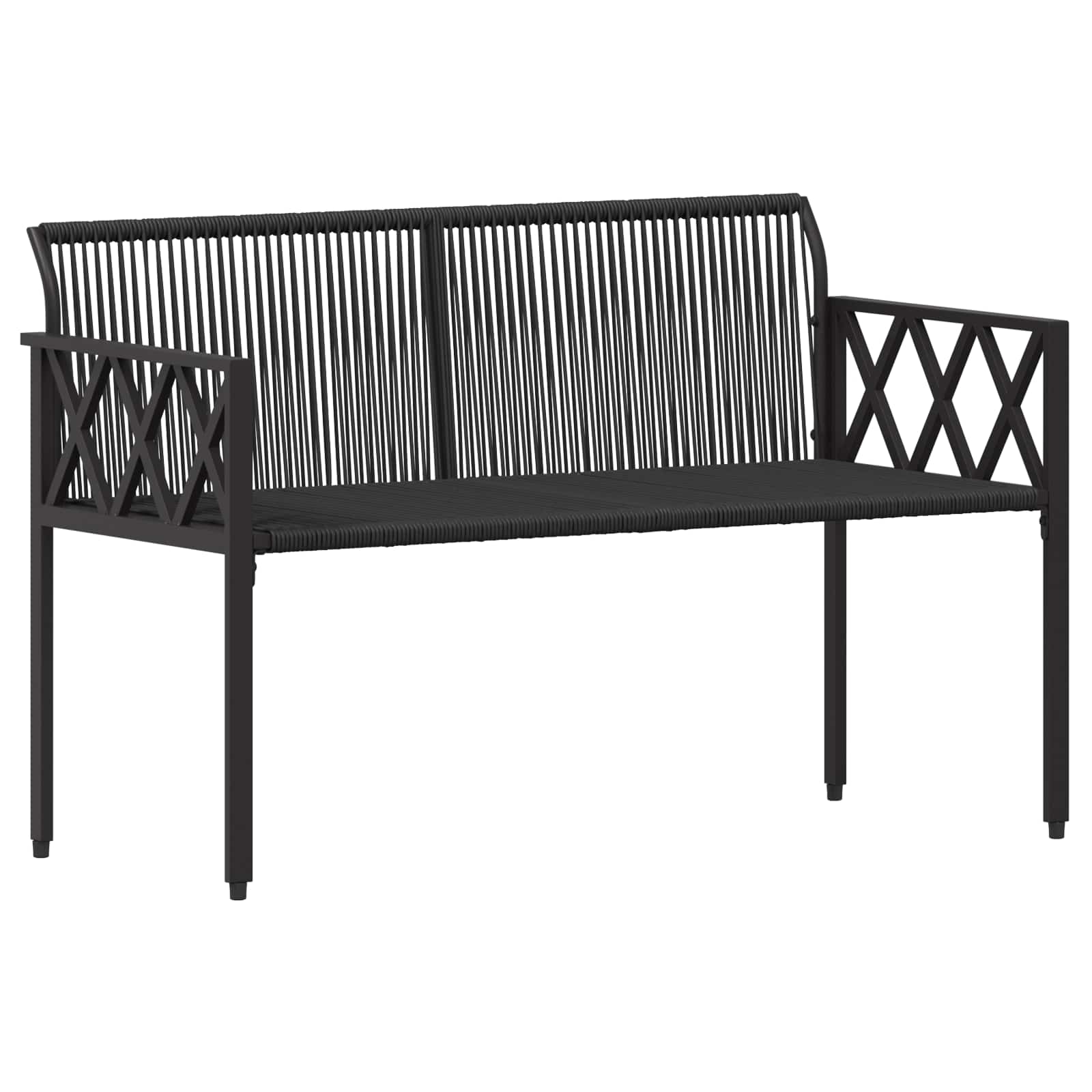Ulkoilmapenkit 2 -Seater 116 x 56 x 75 cm polyrottinki - Image 4