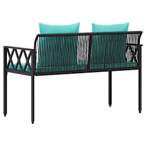 Zahradní lavičky 2 -Seater 116 x 56 x 75 cm polyratan - obrázek 7