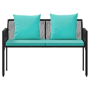 Zahradní lavičky 2 -Seater 116 x 56 x 75 cm polyratan - obrázek 5
